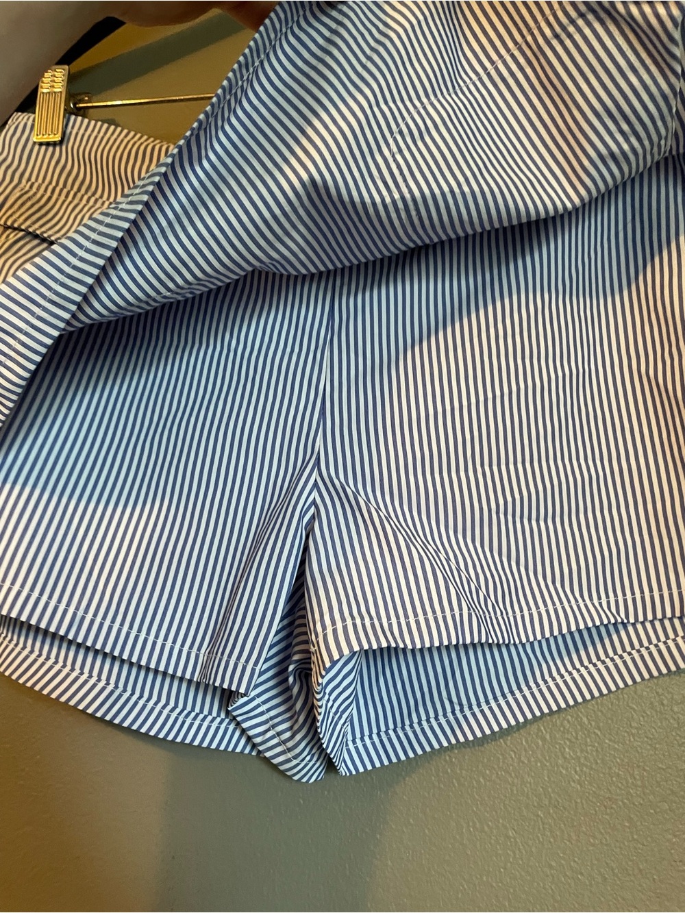 NWT Lioness Sz Small Blue White Striped Country Side Skort Lux Pockets Ret $90! - Picture 9 of 14